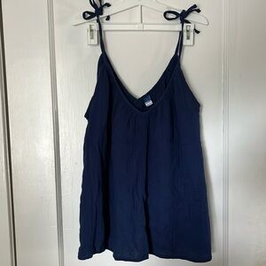 Old Navy Navy adjustable tank top